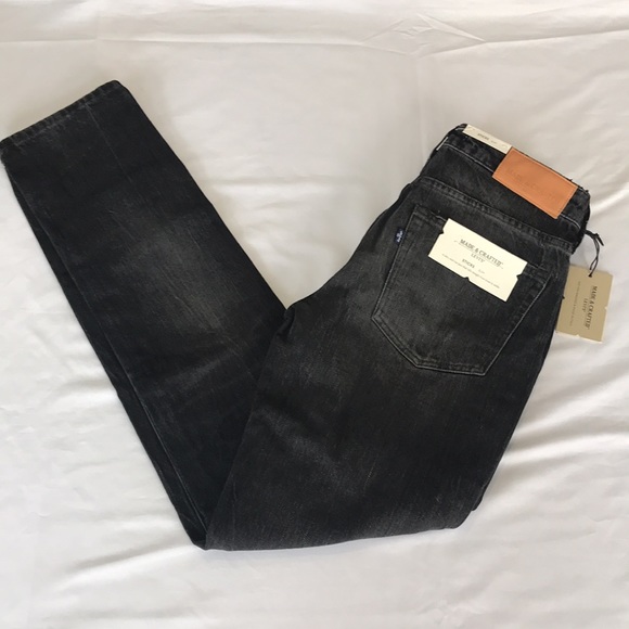 Levi’s Made & Crafted Sticks Slim Jeans in “Tar” Size 24x32 ITALY MADE NWT - Picture 11 of 12